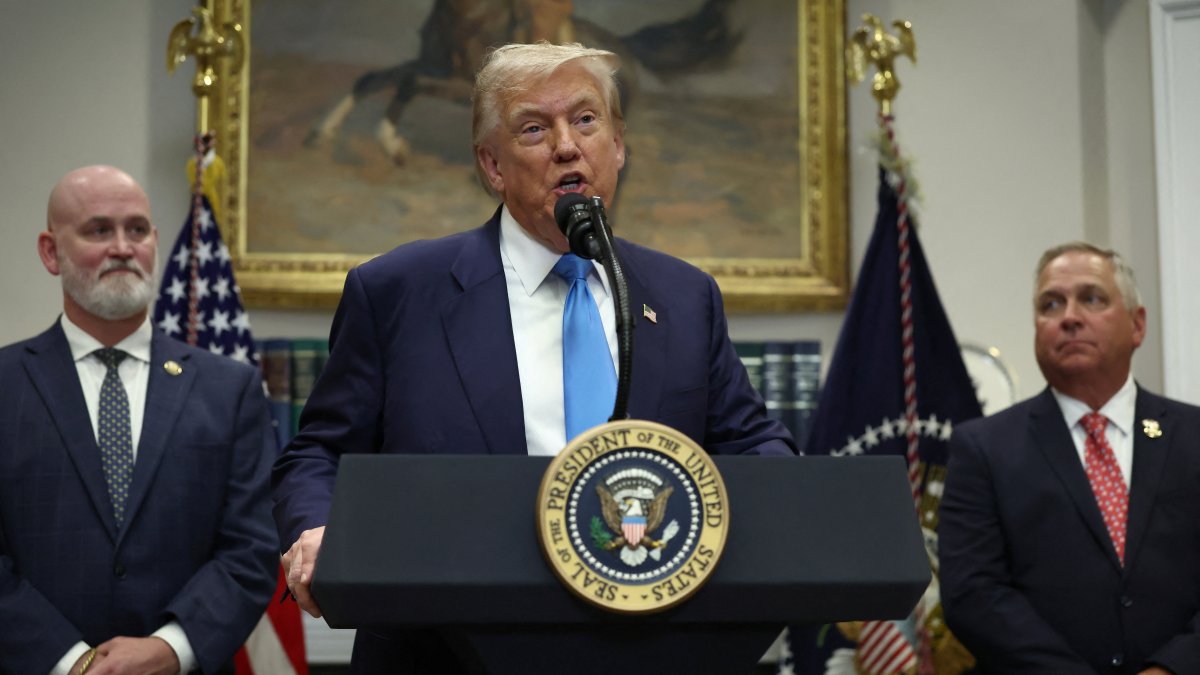 U.S. President Donald Trump at the White House in Washington, D.C., U.S., July 30, 2025. (Reuters Photo)