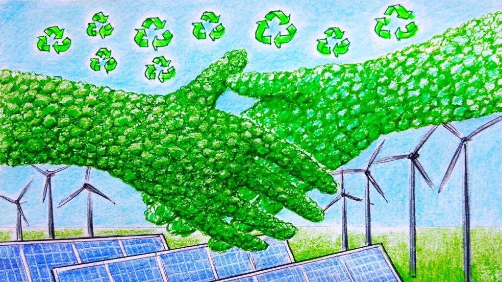 "China and Europe are already engaged in substantial and practical climate cooperation across multiple sectors." (Illustration by Erhan Yalvaç)