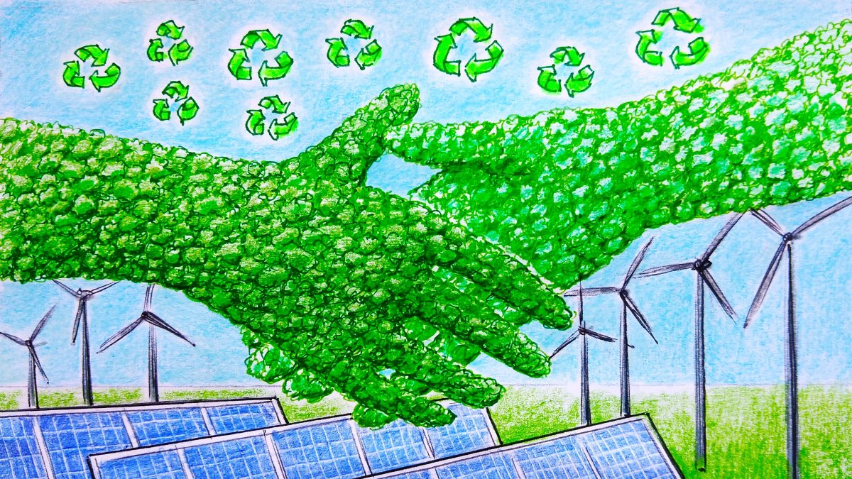 "China and Europe are already engaged in substantial and practical climate cooperation across multiple sectors." (Illustration by Erhan Yalvaç)