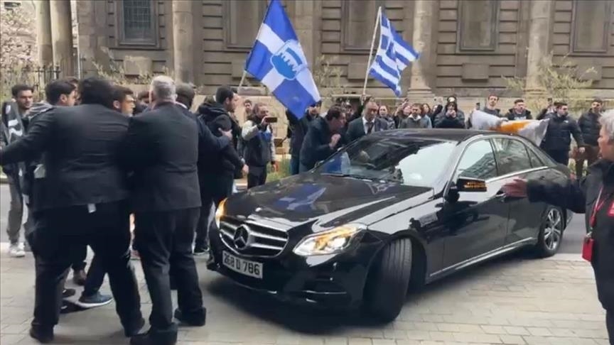 Türkiye voices support for TRNC president after incident during protest in London