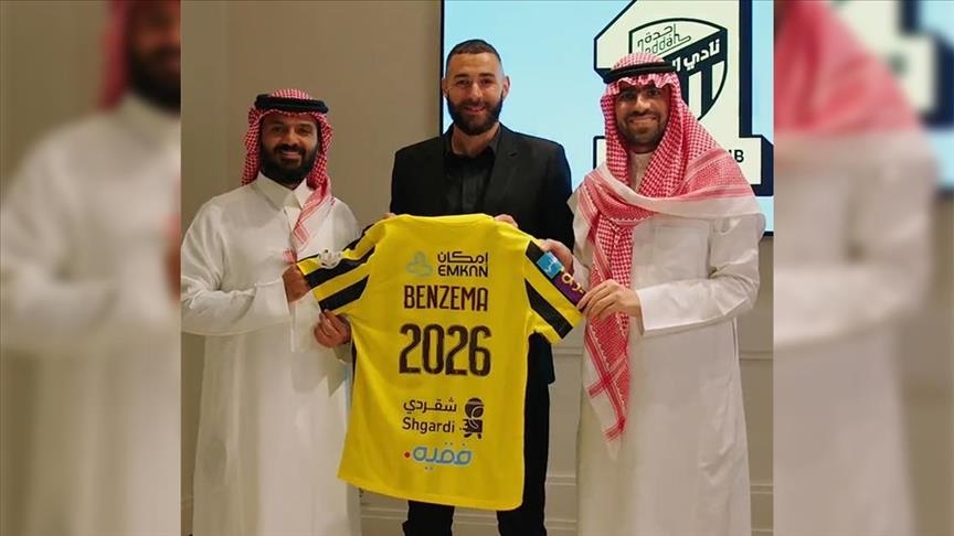 Karim Benzema joins Saudi Arabian club Al-Ittihad after leaving Real Madrid
