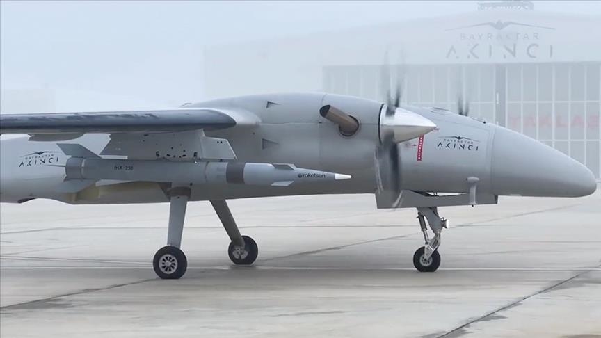 Turkish UAV Bayraktar Akinci successfully test-fires supersonic missile