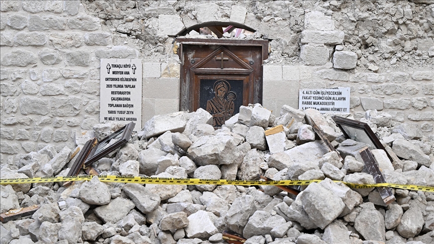 Historic buildings in Türkiye’s Hatay province damaged due to tremors