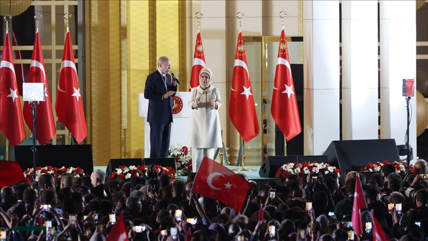 Turkish president receives over 100 congratulatory messages on reelection